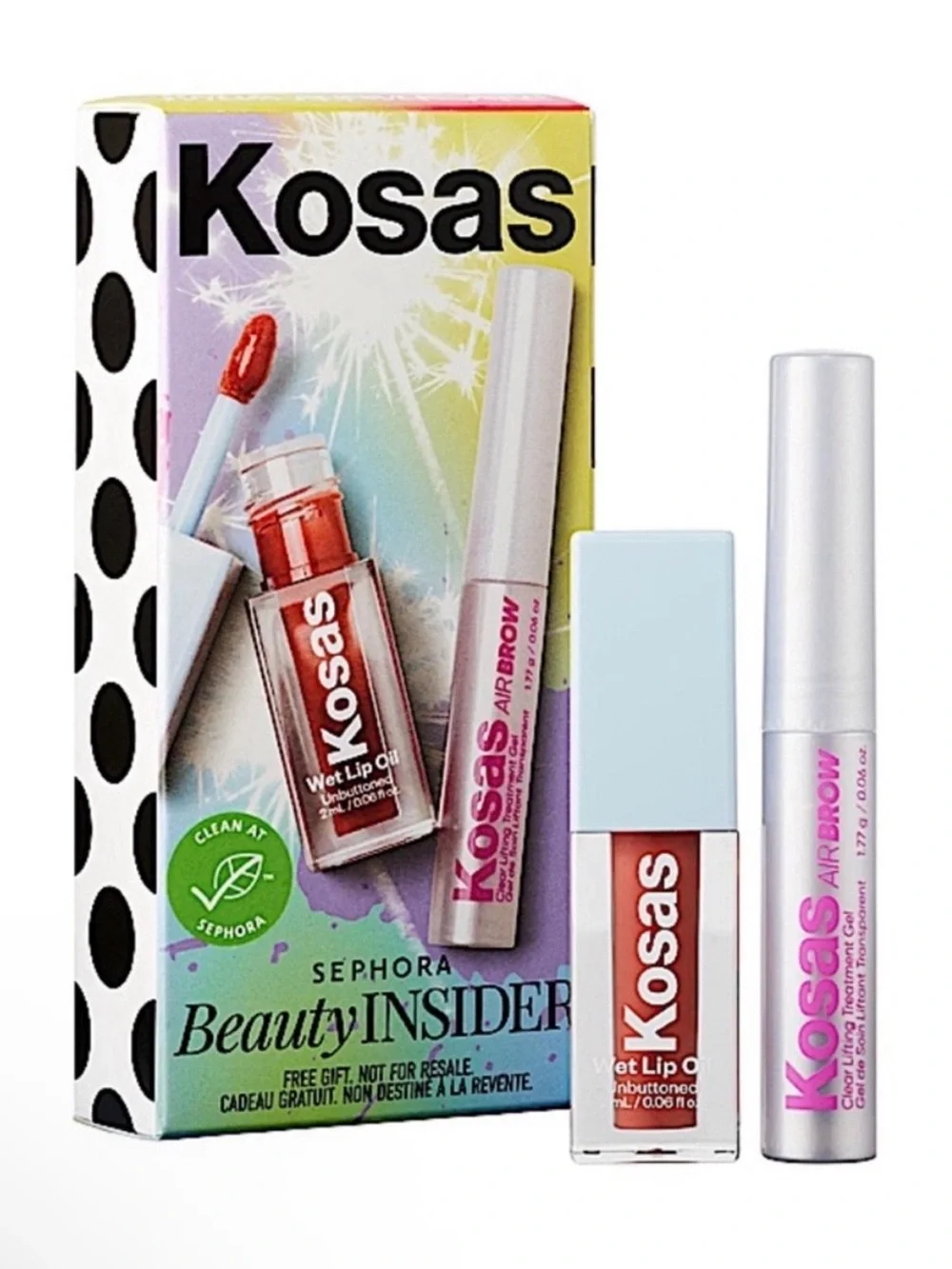 Kosas Lip Oil & Airbrow Duo